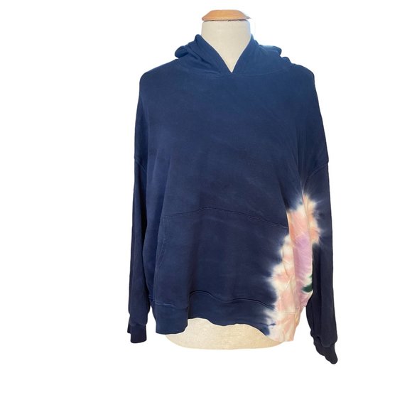Wildfox Hadley Tie Dye Hoodie 90s Y2K Leisure Loungewear Cozy Sweatshirt-XXL - Picture 3 of 11